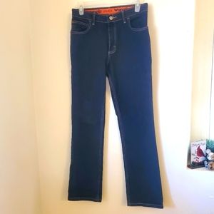 Wrangler Flex Boys Dark Wash Straight Leg Jeans
